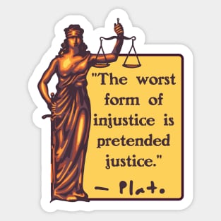 Lady Justice Sticker